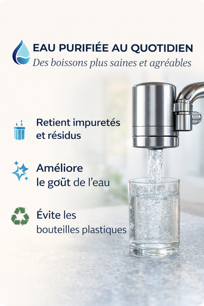 Le filtre à robinet